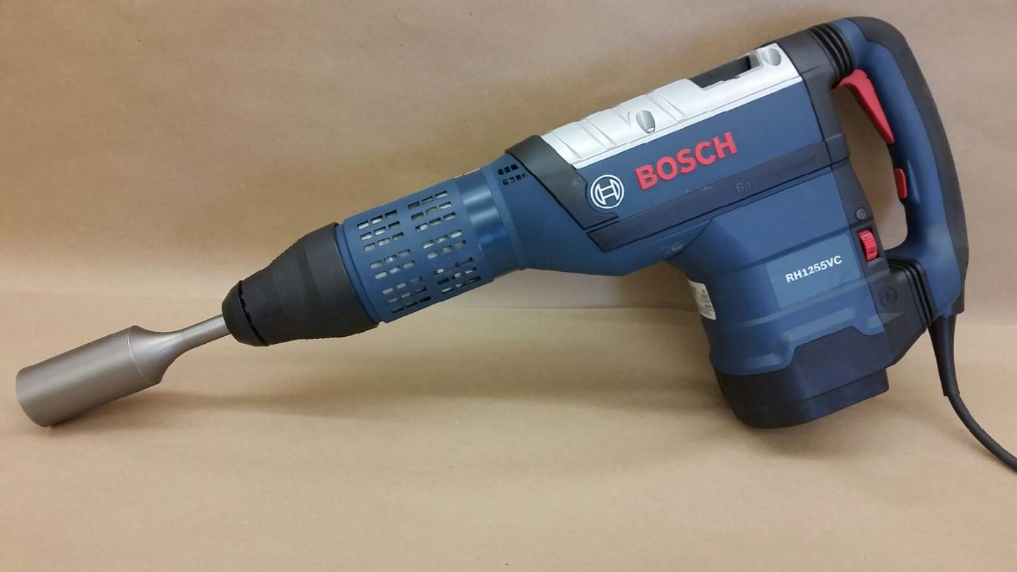 Bosch RH1255VC Rotary Hammer with Adapter.